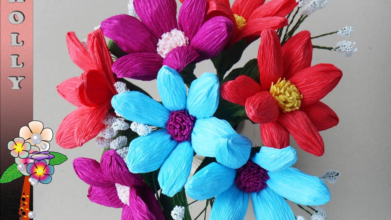Paper Flowers Tutorial Easy