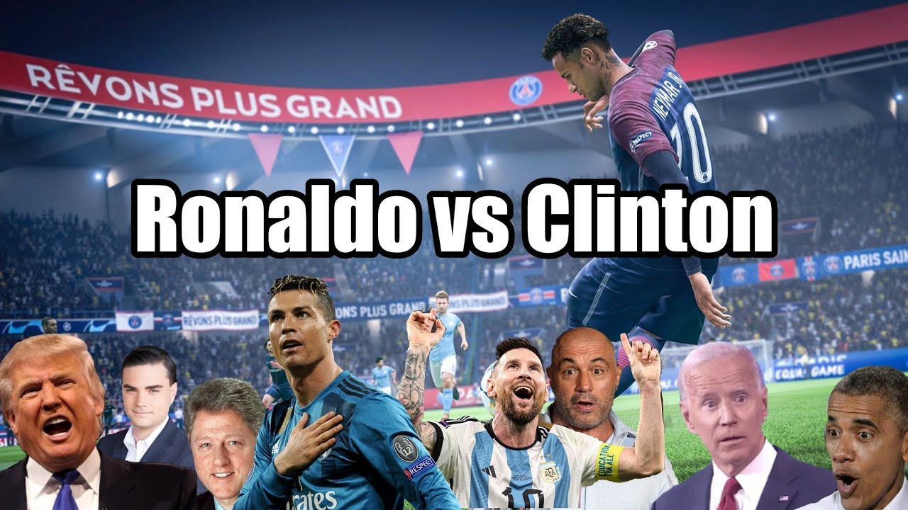 US Presidents play FIFA (Cristiano Ronaldo vs Bill Clinton)