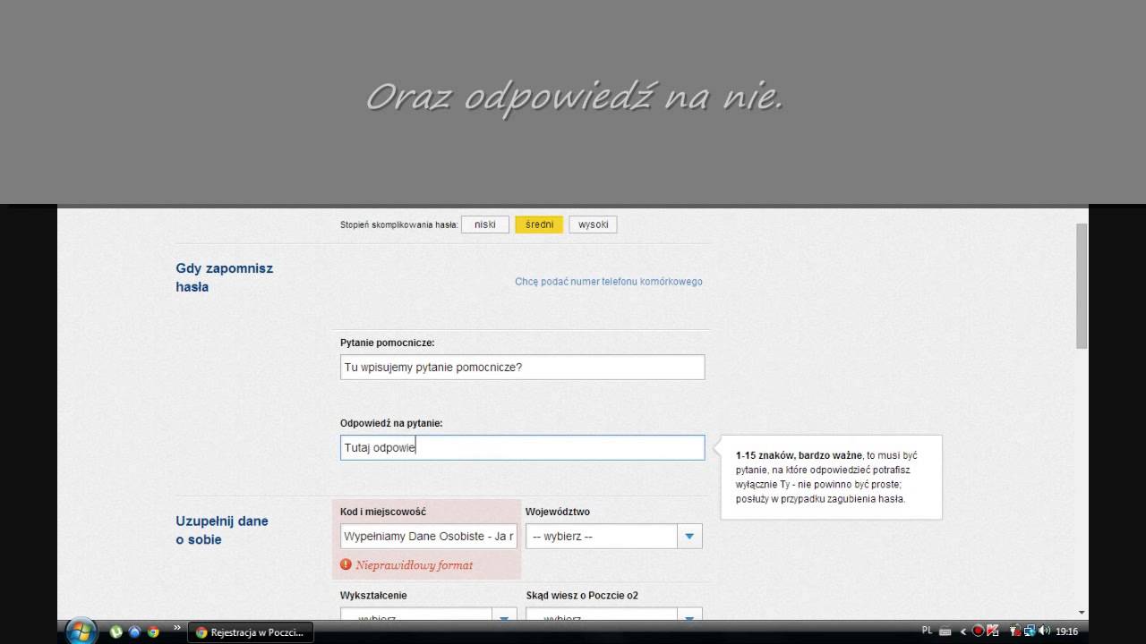 #1 Jak zrobić własny adres e-mail w o2.pl