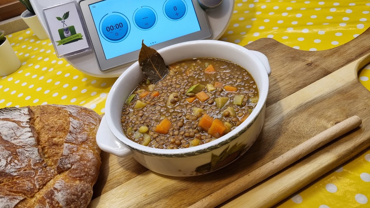 Zuppa di lenticchie per bimby TM6 TM5 TM31