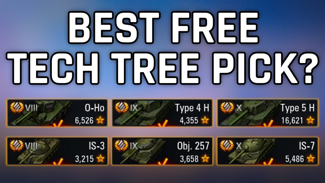 Best Free Tech Tree to Pick in World of Tanks?