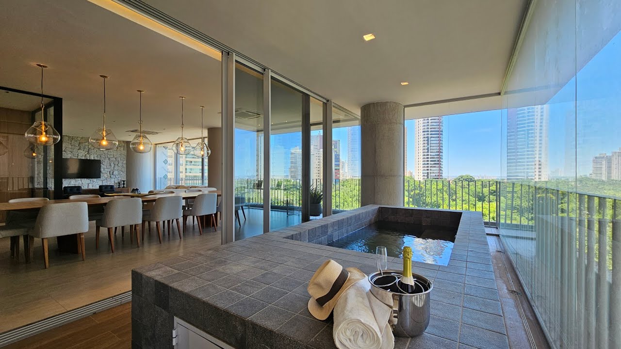LUXUOSO DEMAIS ESSE APARTAMENTO COM VISTA PRO PARQUE VACA BRAVA | EM GOIÂNIA #apartamento #imoveis