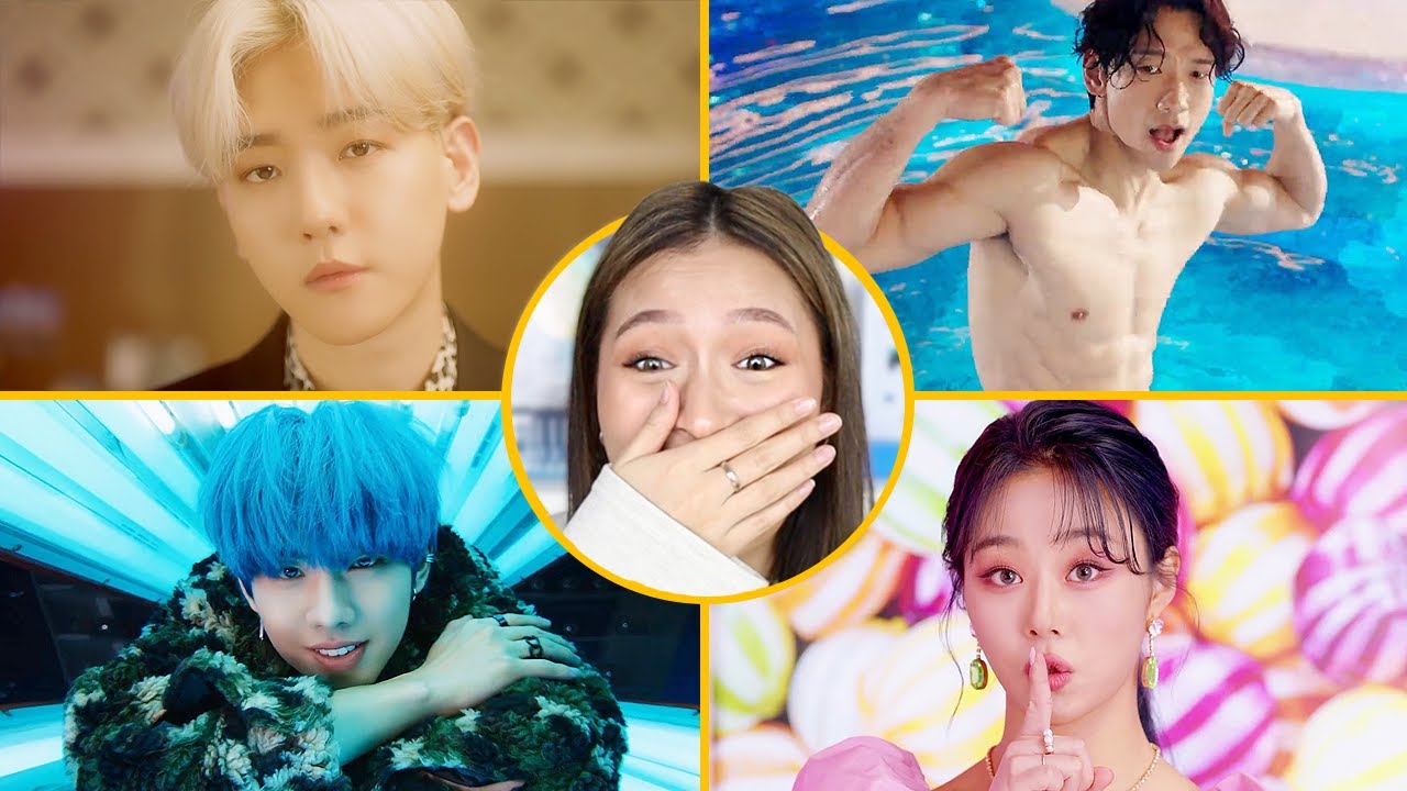 REACTING TO MCND, CHERRY BULLET, BAEKHYUN, RAIN & JYP (CATCHING UP ON KPOP)
