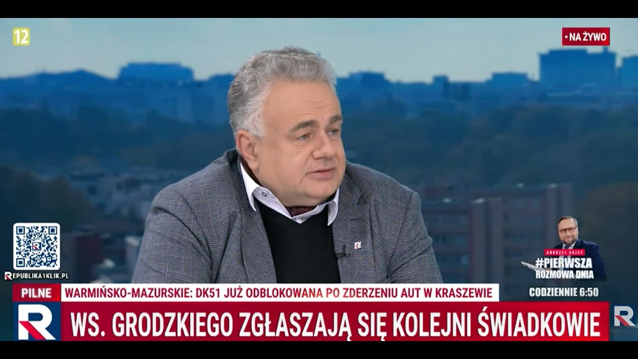 Sakiewicz: wyobraźcie sobie sprawę Grodzkiego, tą dzisiaj, gdyby nie było Republiki | A. Klarenbach