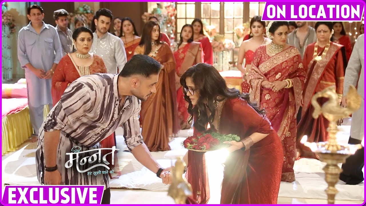 Mannat: Mannat Aur Vikrant Ne Ki Saath Me Puja, Aishwarya Ne Saadhi Chuppi  | On Location