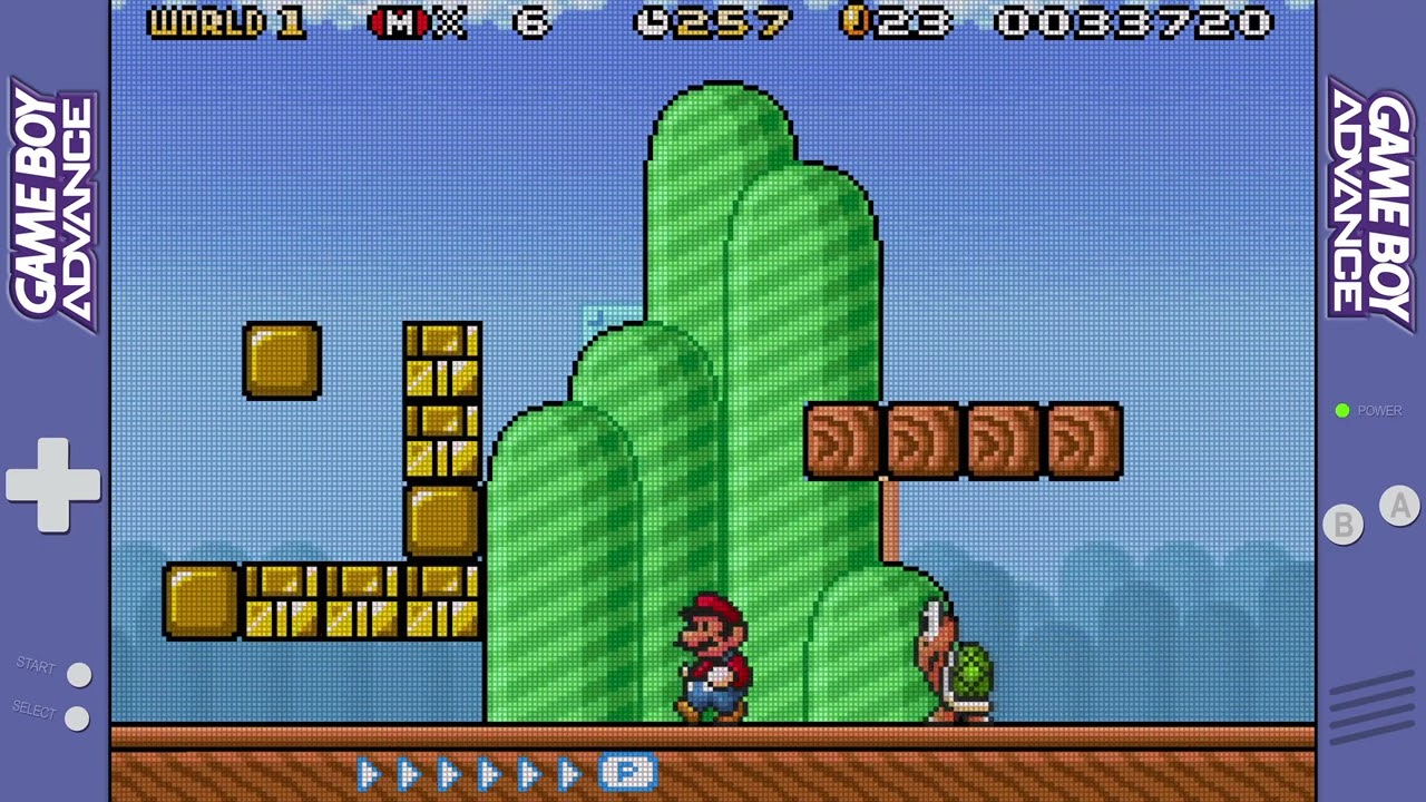 Super Mario Advance 4 - Mundo 1 Completado 🔥 | Super Mario Bros. 3 en GBA (Español)