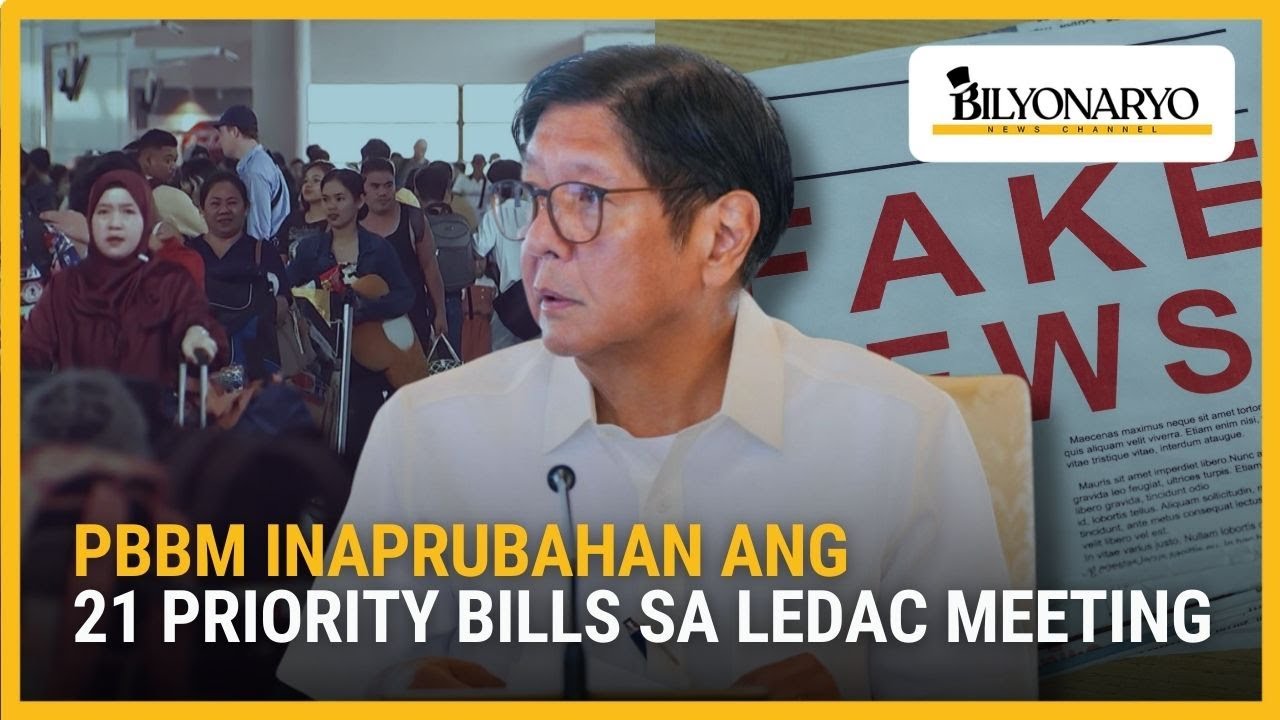 PBBM, pinamamadali ang travel tax abolition at fake news bill | Agenda