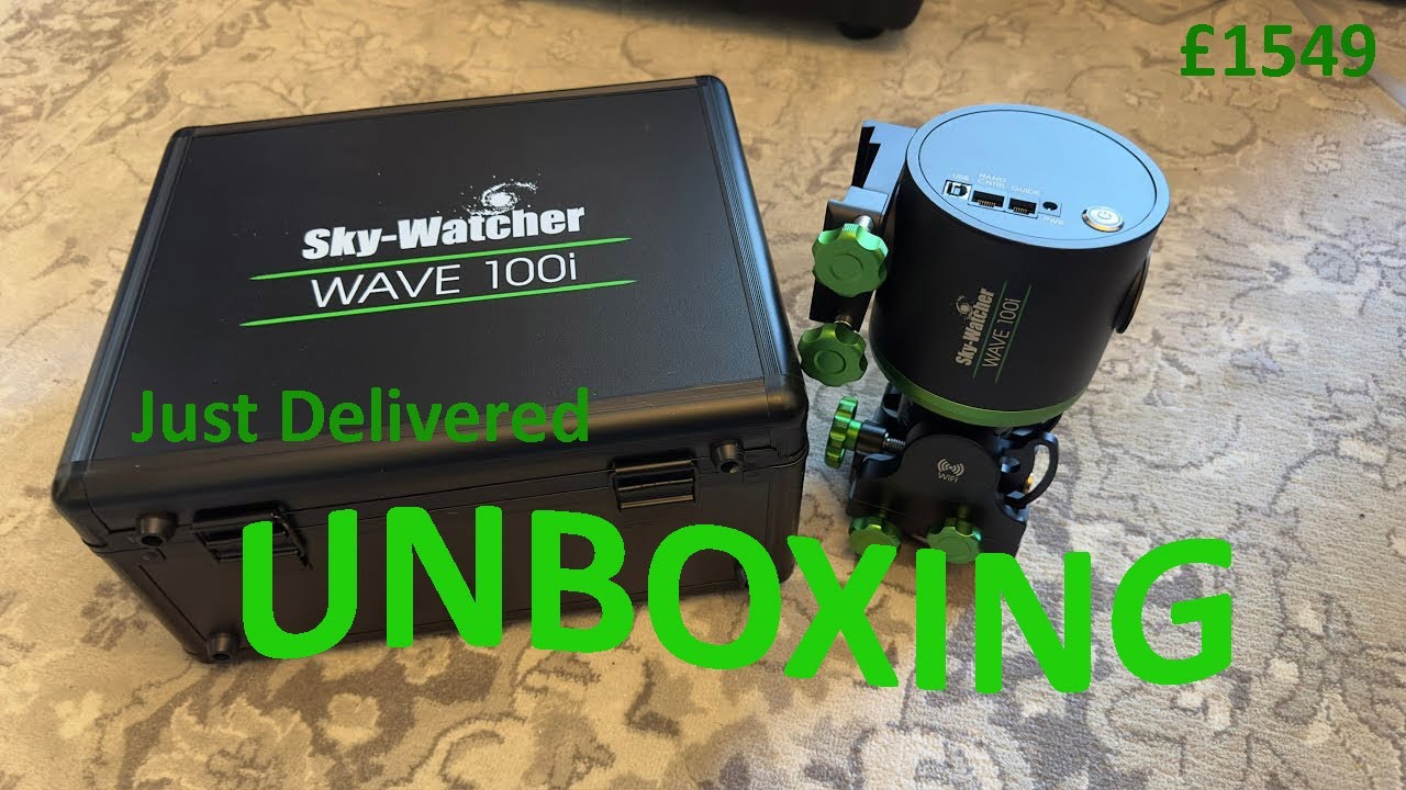What’s in the box? Sky watcher wave 100i unboxing Telescope Mount