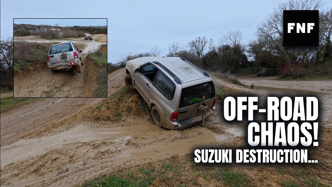 Disaster for our Suzuki & 4X4 Chaos at Tixover Pay & Play!