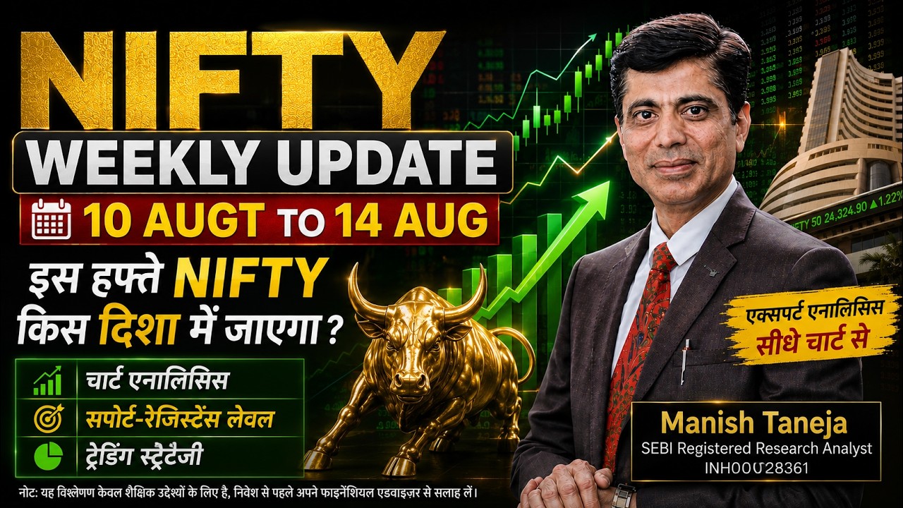 NIFTY Weekly Analysis | 10 से 14 अगस्त | तेजी या गिरावट?