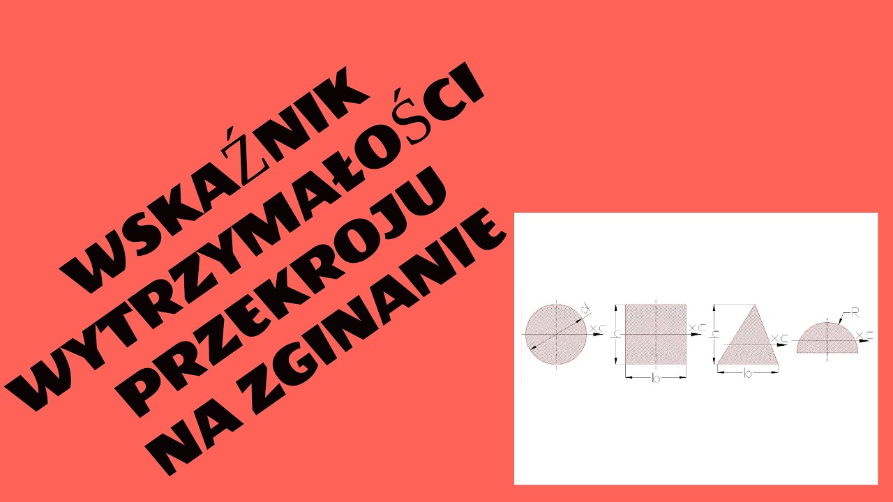 Wskaźnik wytrzymałości przekroju na zginanie [ wytrzymałość materiałów ]