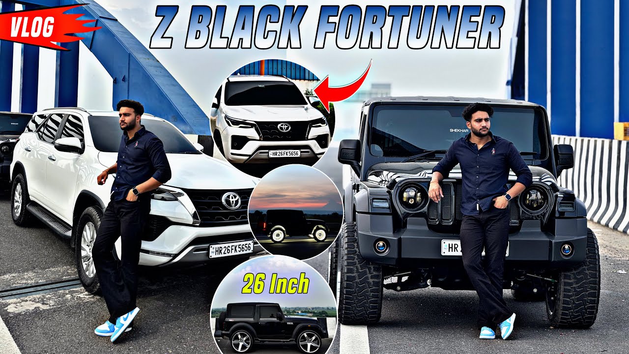 FIRST TIME FORTUNER KARI Z BLACK🥹| PUBLIC REACTION😱| 