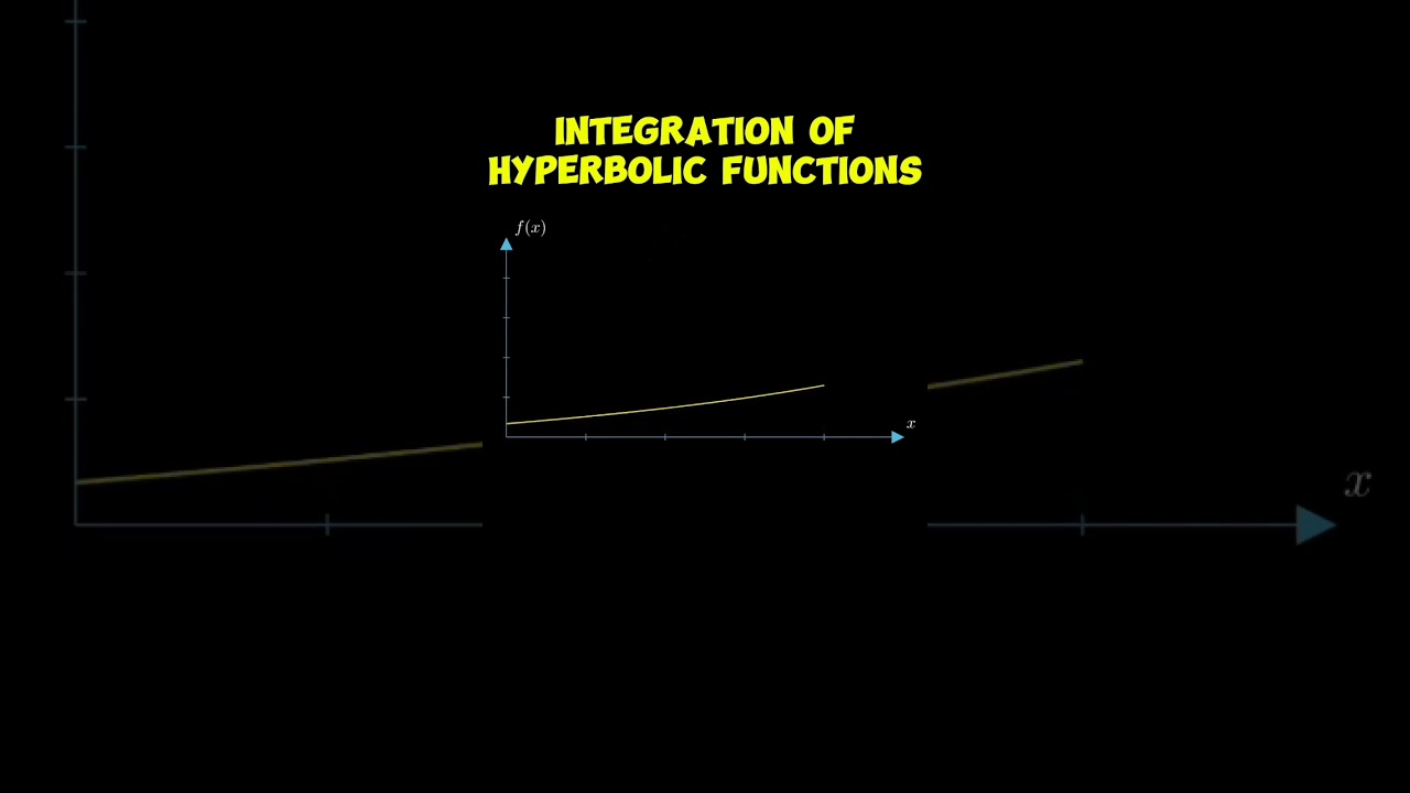 Integration Of Hyperbolic Functions💫💓💫 #integration #graphs