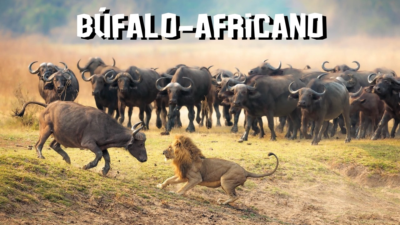 Búfalo-africano: O Herbívoro que Enfrenta Predadores de Frente