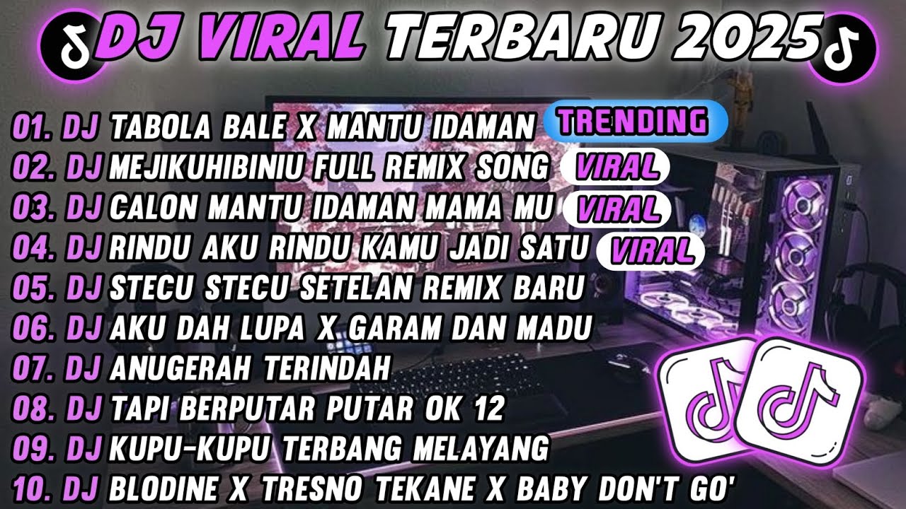 DJ TIKTOK TERBARU 2025-🎵DJ TABOLA BALE X CALON MANTU  🎵DJ MEJIKUHIBINIU FULL ALBUM