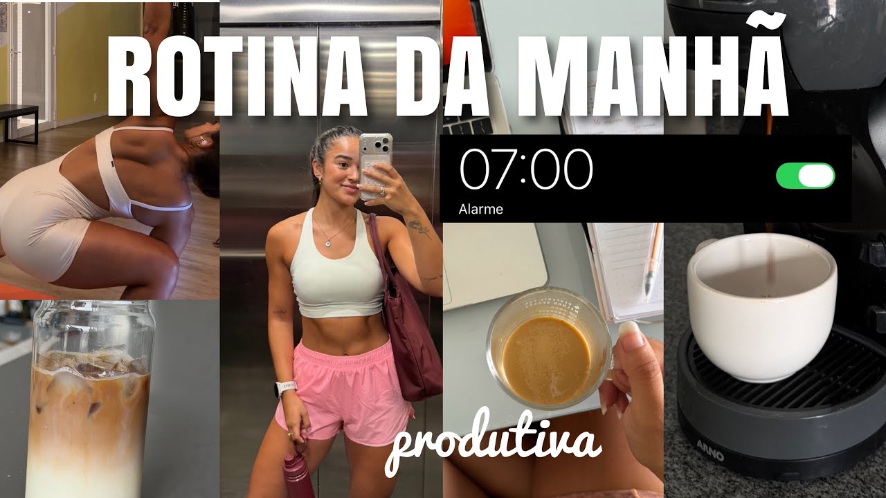 MINHA ROTINA DA MANHÃ *produtiva e real* | hábitos saudáveis, motivação e dicas