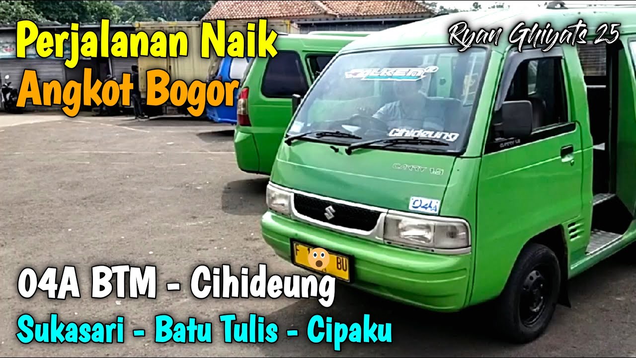 Trip Angkot Bogor 04A BTM - Cihideung (Sukasari - Stasiun Batu Tulis - Cipaku - Palasari) FALKEN