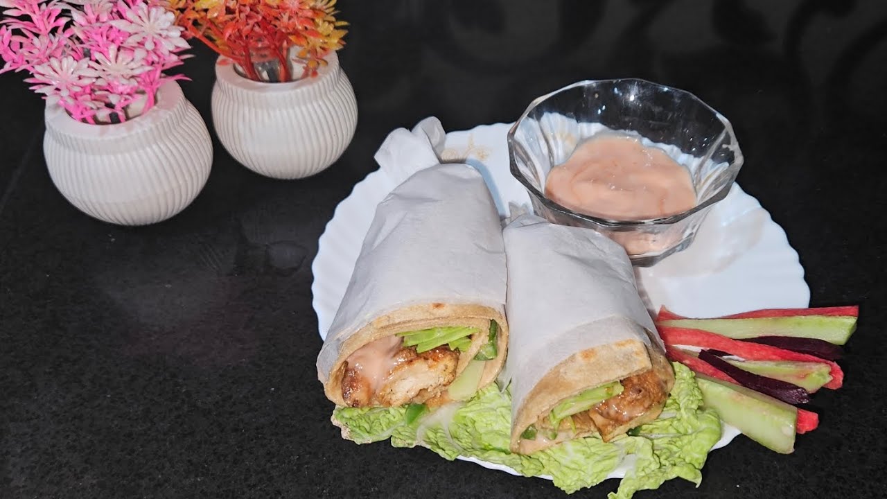 Iftar Special Chicken Dynamite Wrap Recipe |  Bakery Style Wrap at home🌯🔥