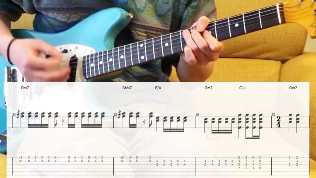 Miki Matsubara - stay with me - guitar cover with tab