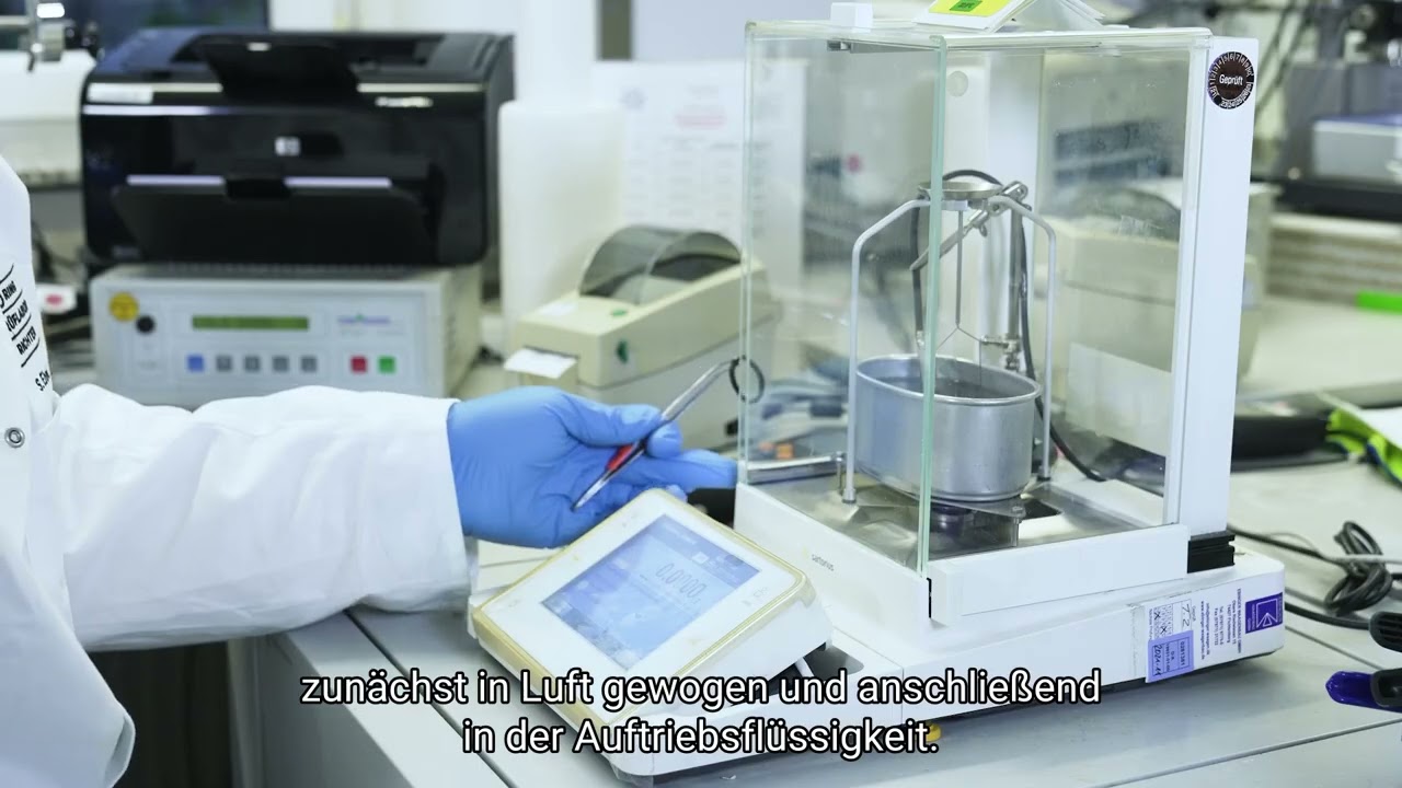 Dichte pr&uuml;fen - Archimedisches Prinzip