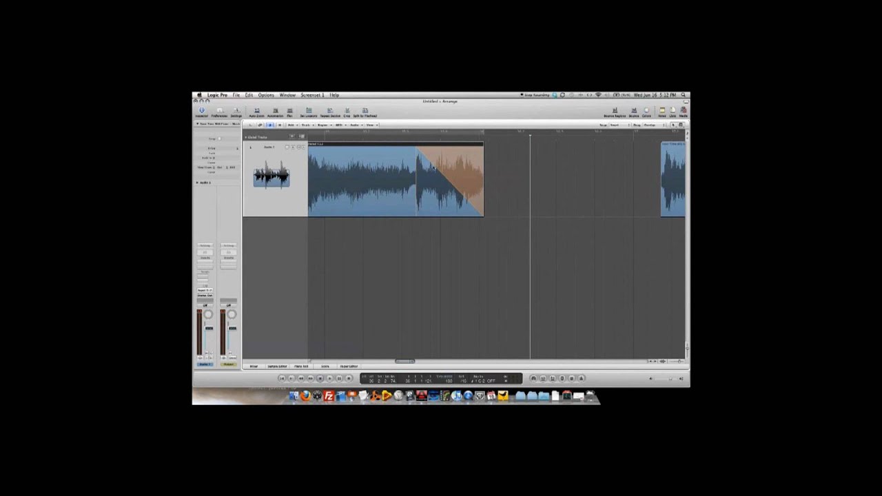 How To - Logic Pro 9 Vinyl/Tape Slowdown Effect - Music Production Tutorial