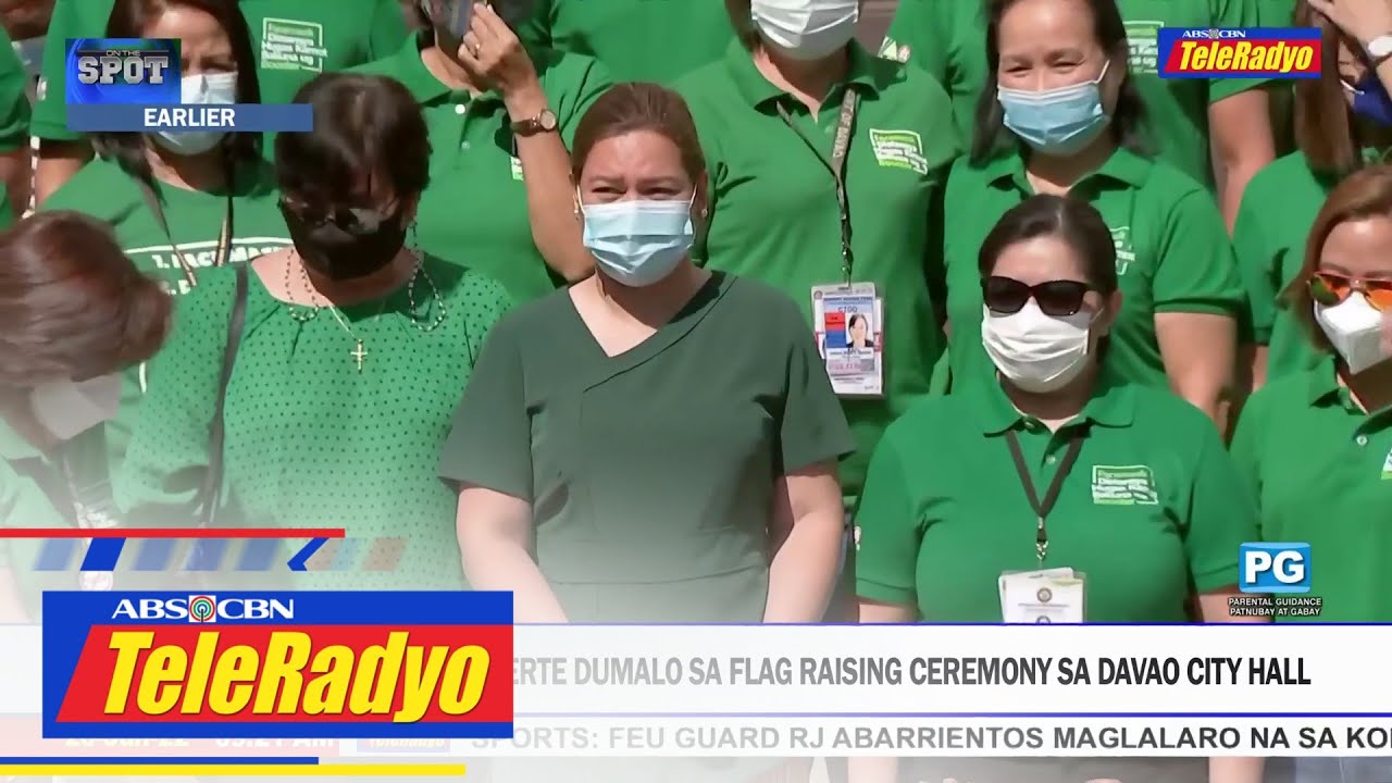 VP-elect Sara Duterte dumalo sa flag raising ceremony sa Davao City Hall | On The Spot