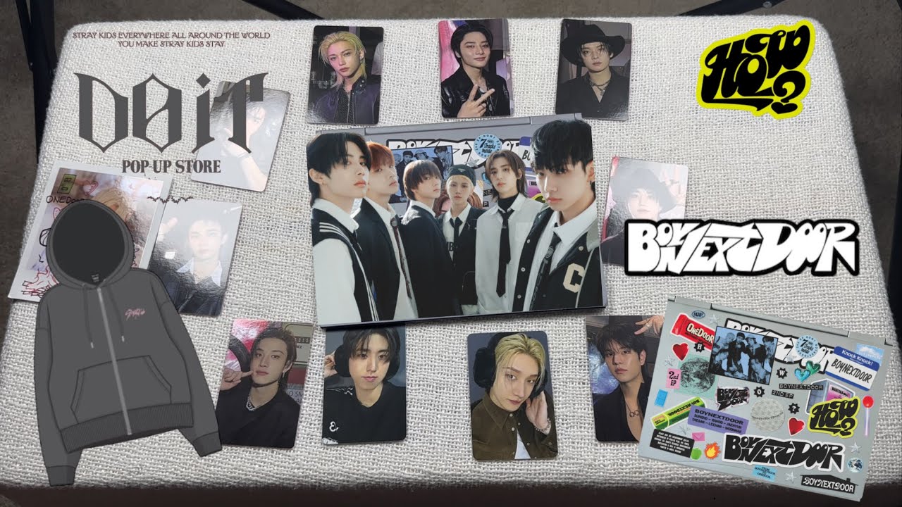 Unboxing Stray Kids/BOYNEXTDOOR | Do It Merch | HOW? | Sticker Ver. |