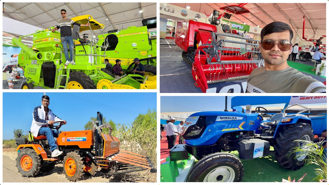 Sonalika 55 Tiger CNG Tractor | Cooper Tractor | Yanmar Solis Tractor | Pune Kisan Mela 2025