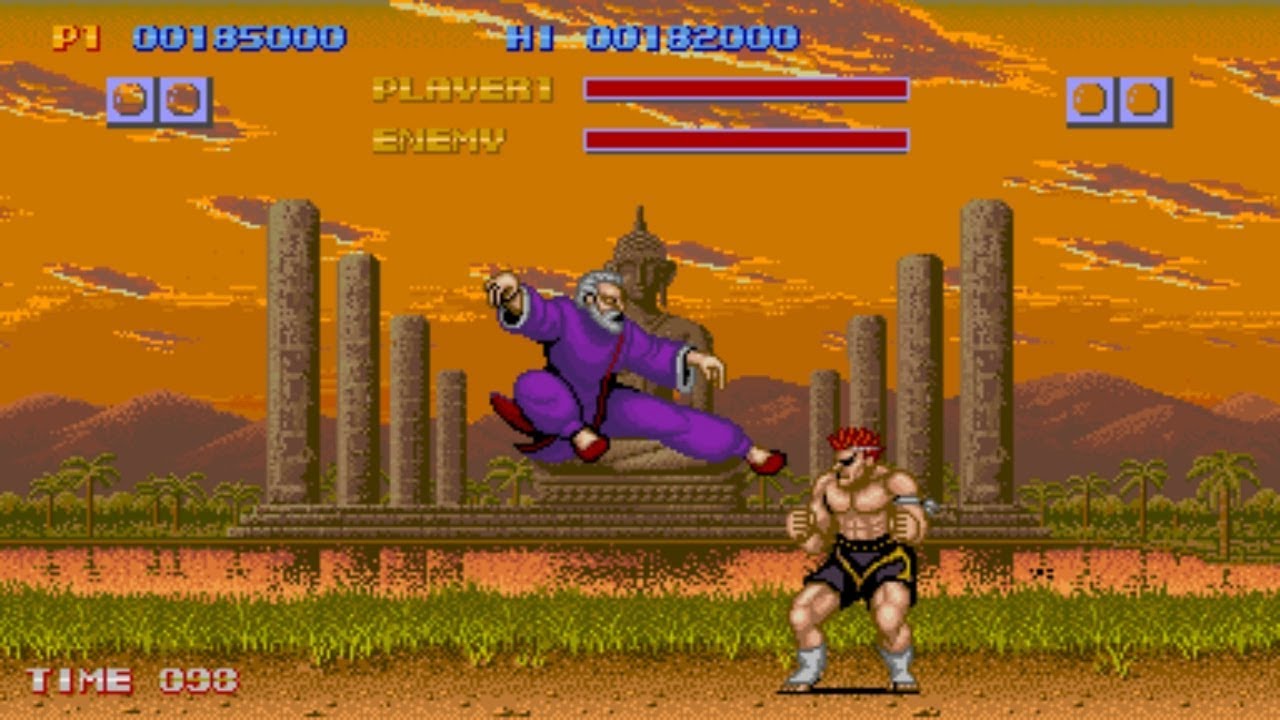 Street Fighter 1 [Arcade] - play as Gen (playthrough)
