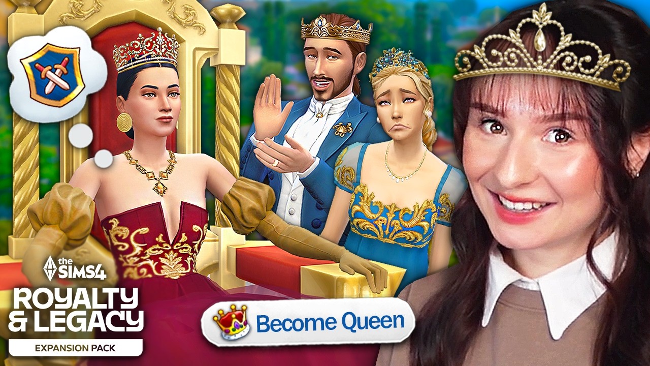 Can I become a SUCCESSFUL QUEEN in The Sims 4 Royalty & Legacy