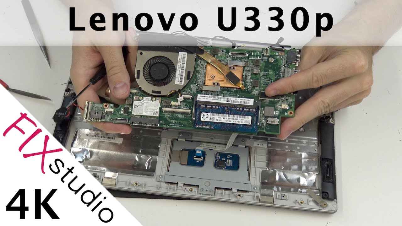 Lenovo U330p - disassemble [4K]