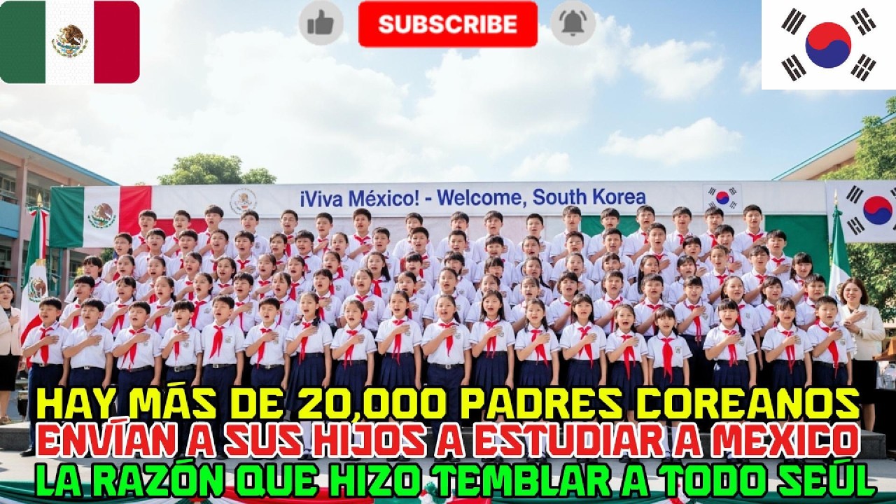Más de 20,000 coreanos envían a sus hijos a estudiar a México y Seúl estalla