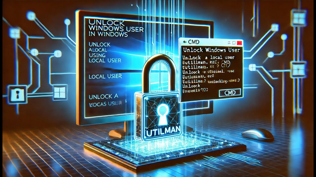 🔓C&oacute;mo Desbloquear👤Usuarios👉Windows🔒UTILMAN.EXE&nbsp;|&nbsp;CMD  #windows  #cmd  #elendilsoluciones #utilman