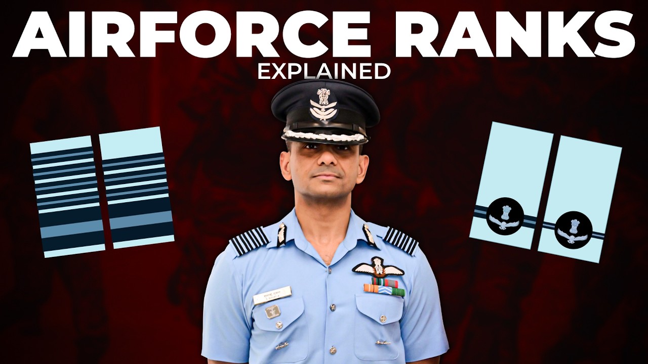 Indian Air Force Ranks & Insignia Explained | IAF Complete Hierarchy