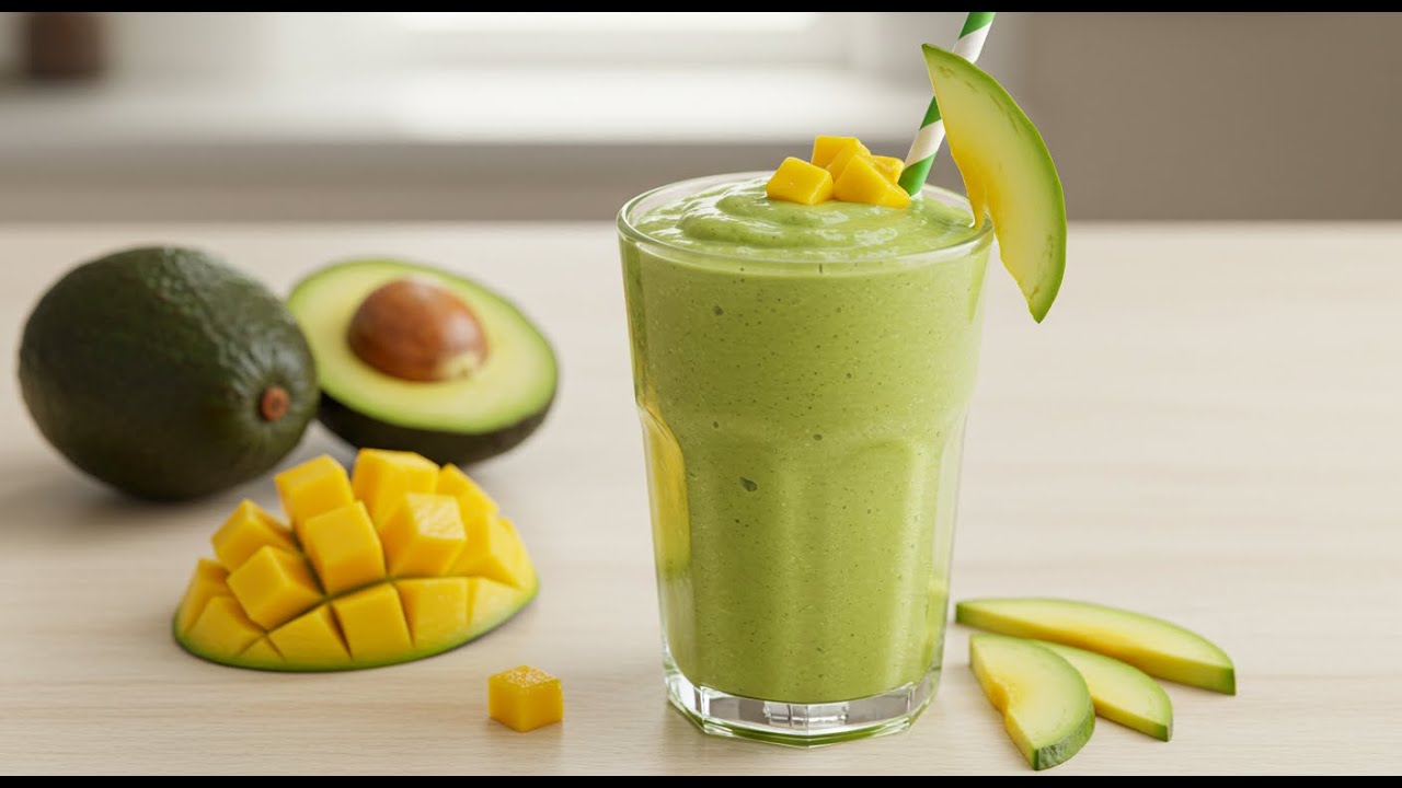 How to Make Avocado Mango Smoothie - Avocado Mango Smoothie Recipe