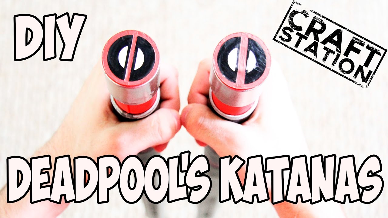 How to make Beauroyre Blade Deadpool's Sword Katana DIY with templates