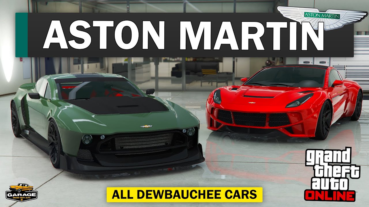 Все машины ASTON MARTIN / Dewbauchee в GTA 5 Online [14+ машин по рейтингу]