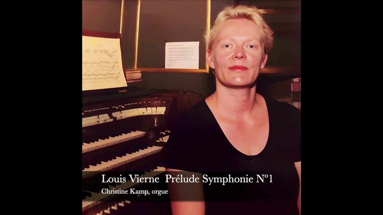 Louis Vierne: Prélude Symphonie Nº1, Christine Kamp, Orgue Vermeulen, Koepelkerk, Leeuwarden, LIVE
