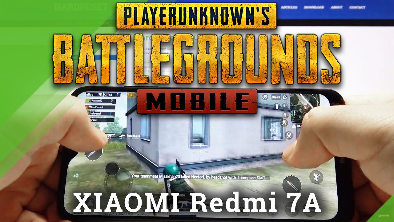 PUBG on XIAOMI Redmi 7A &ndash; Game Test