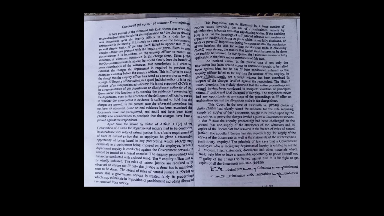 Shorthand dictation #shorthanddictarion #legaldictation