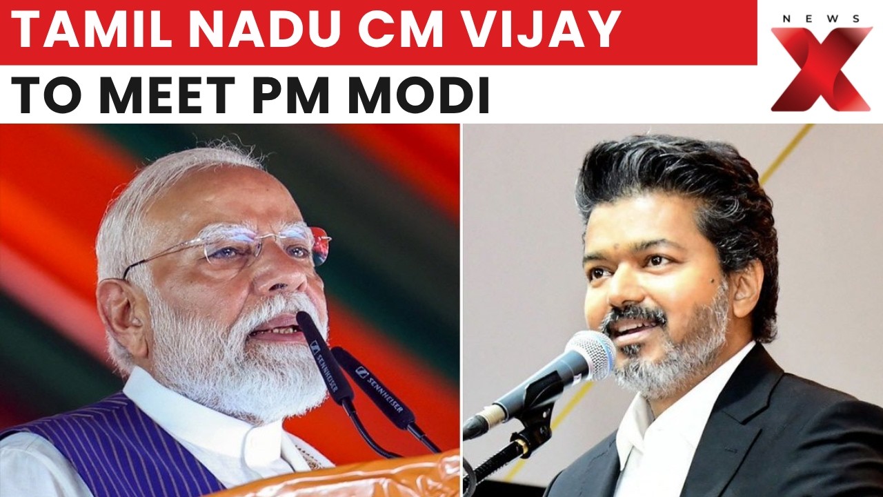 Tamil Nadu CM C Joseph Vijay to Visit Delhi; PM Modi Meet Likely | Latest News | NewsX