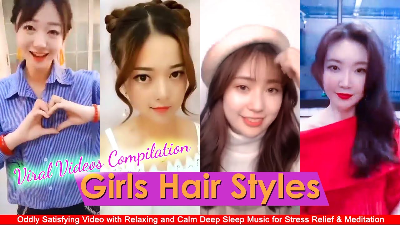 Amazing Girls Haircut 💇&zwj;♀️ - Oddly Satisfying & Relaxing Videos - @TJViralOfficial | V9