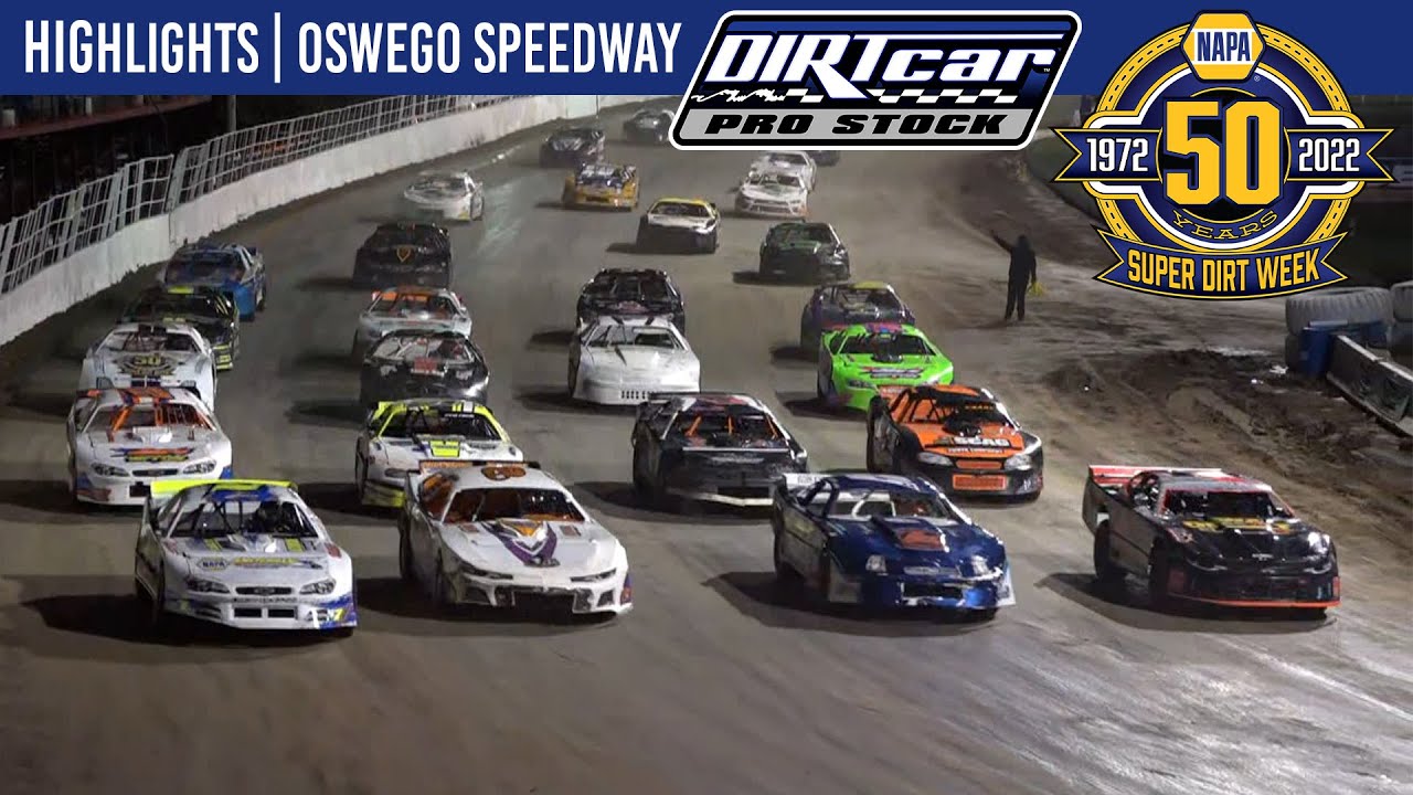 DIRTcar Pro Stocks Oswego Speedway October 7, 2022 | HIGHLIGHTS