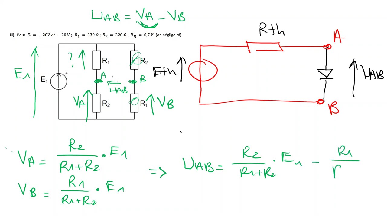 Exercice 2 sur les Diodes : Résolution Pas à Pas