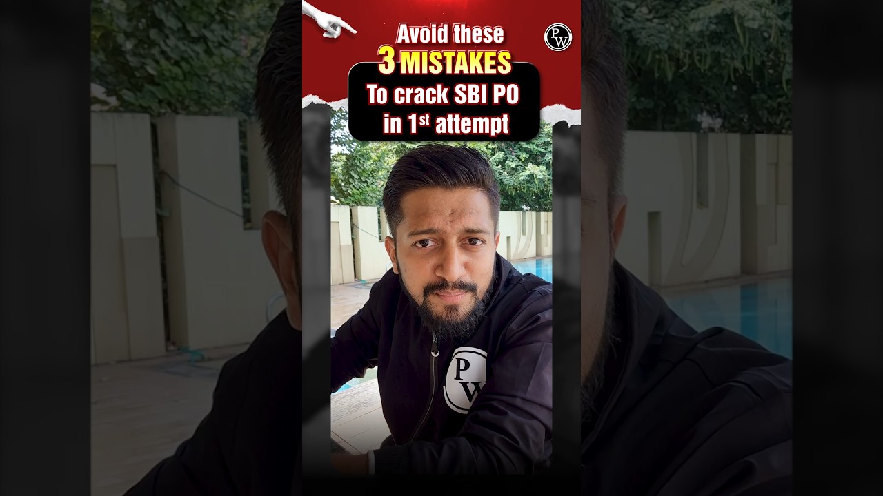 Avoid These 3 Mistakes to Crack SBI PO in First Attempt 🤔 #sbipo2024 #bankingwallah