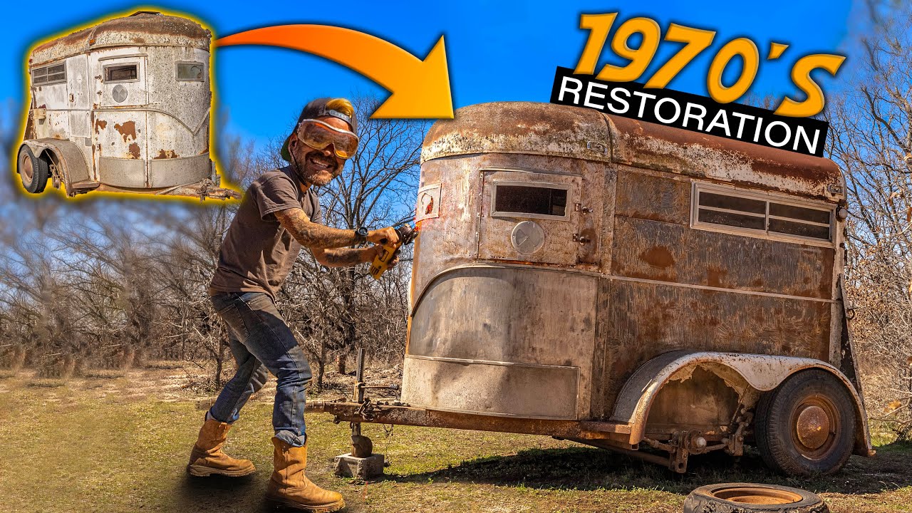 Restoring 50 Year Old Livestock Trailer - The Animals NEED to MOVE! // Ranch // Homestead