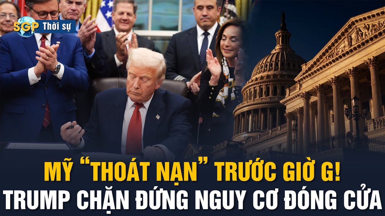 TIN HOA KỲ: Thượng viện đạt thỏa thuận phút chót, TT Trump chặn nguy cơ chính phủ đóng cửa