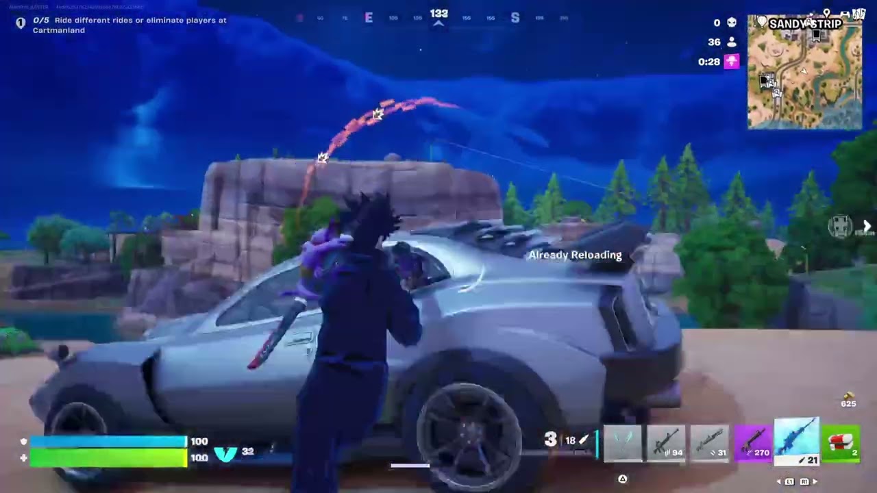 Running Fortnite Zero Builds Solo (FIX THIS OP WEAPON)