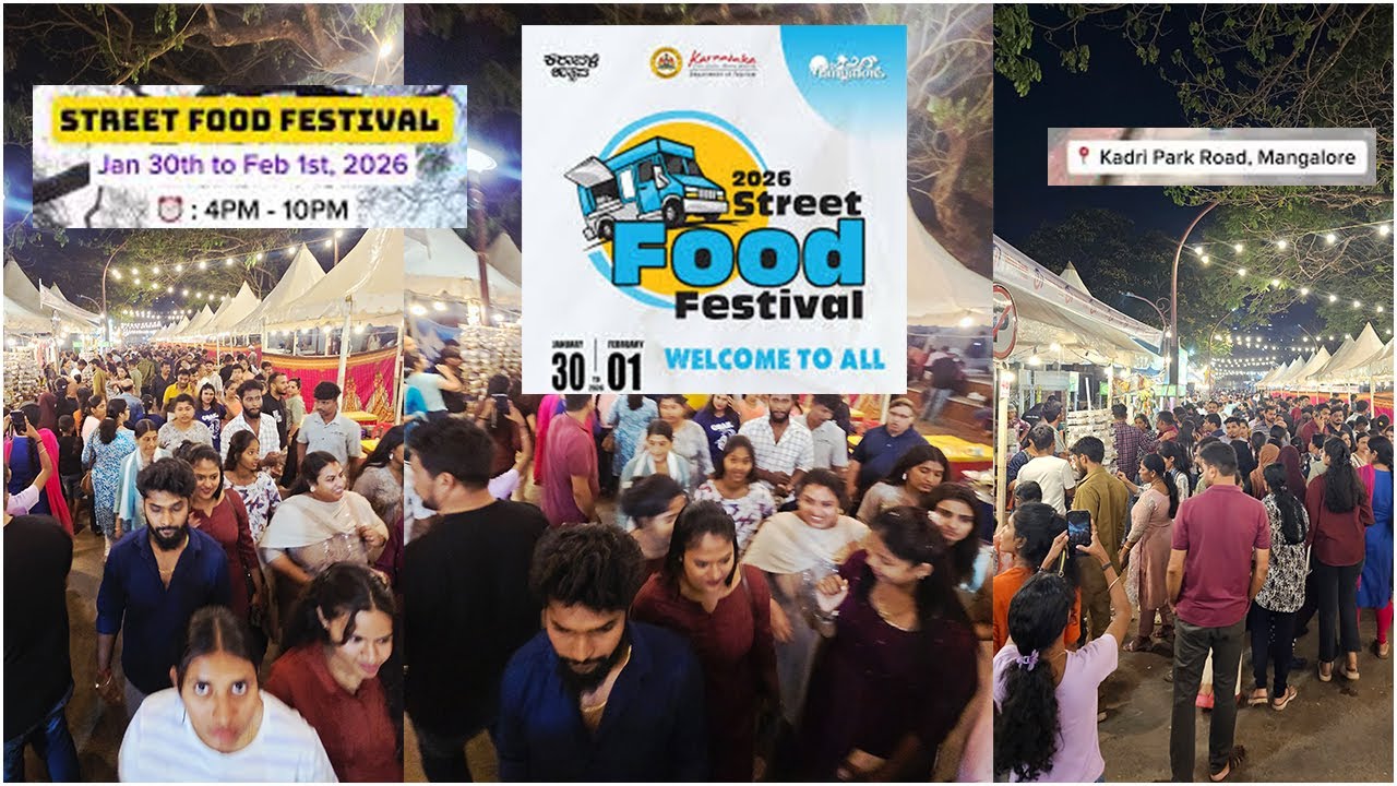 Mangalore Street Food Festival 2026 || Street Walk || Mangalore Kadri