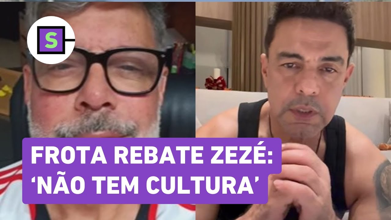Alexandre Frota detona Zezé Di Camargo após crítica ao SBT: 'Você tem pouca cultura'